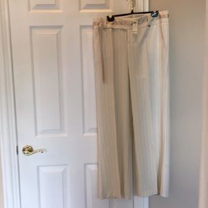 Stripe Cream/Tan pants
